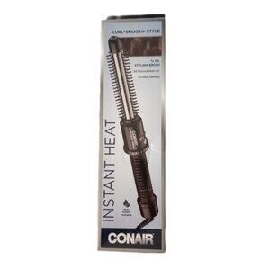 NEW Conair Instant Heat 3/4 Inch Styling Curling Brush 25 Heat Settings